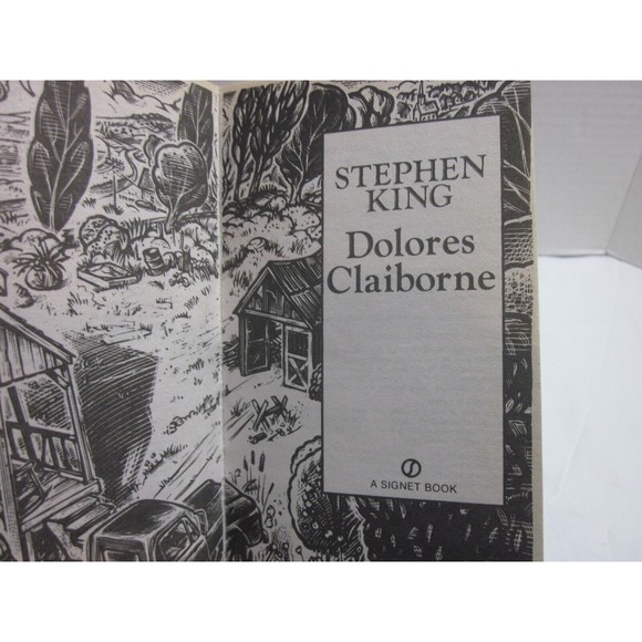 Dolores Claiborne By Stephen King - 1st Printing Signet Hardback 1993 - Picture 2 of 4